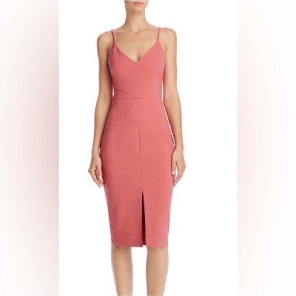 Likely Brooklyn Dress | Burgundy Midi Slip Dress | Size 6